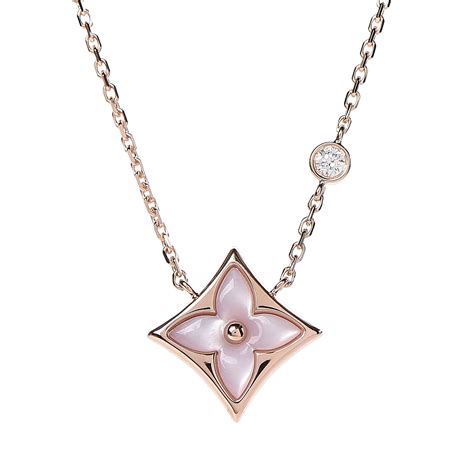 Products by Louis Vuitton: Star Blossom Necklace In Pink Gold 